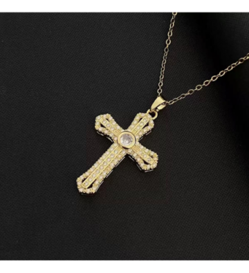 Collares acero Dorado...