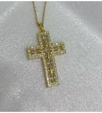 Collares acero Dorado...