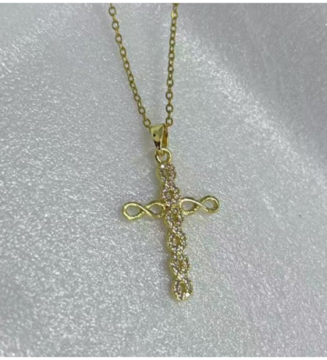 Collares acero Dorado...