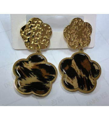 Pendientes acero Dorado...