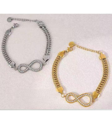 Pulseras brazaletes acero...