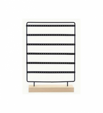 Expositor pendientes negro...