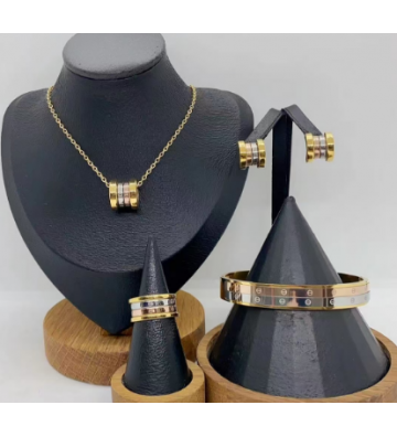 Collares acero Dorado...