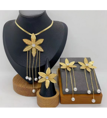 Pendientes acero Dorado...