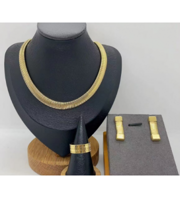 Pendientes acero Dorado...