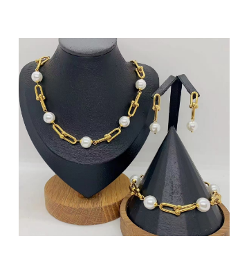 Pendientes acero Dorado...