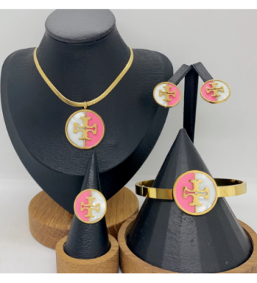 Pendientes acero Dorado...