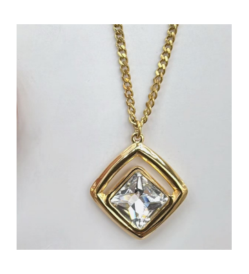 Collares acero Dorado...