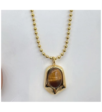 Collares acero Dorado...