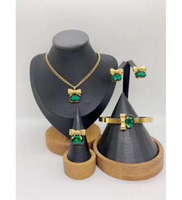 Collares acero Dorado...