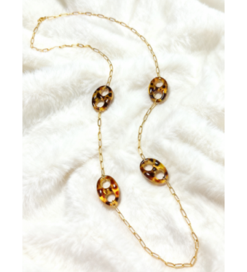 Collares acero Dorado...