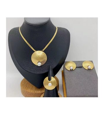 Collares acero Dorado...