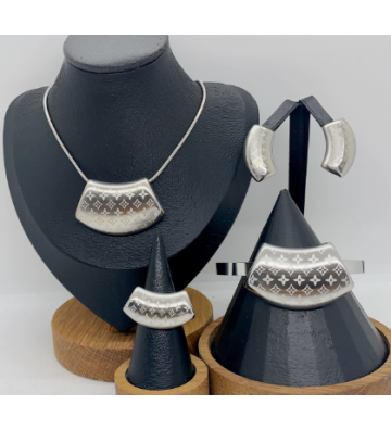 Pendientes acero Plateado...