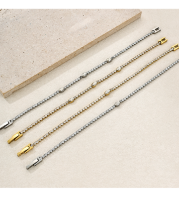 Pulseras brazaletes acero...