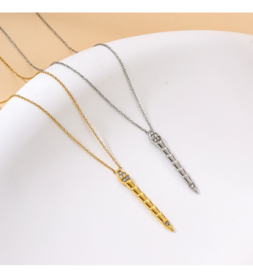 Collares acero Dorado...