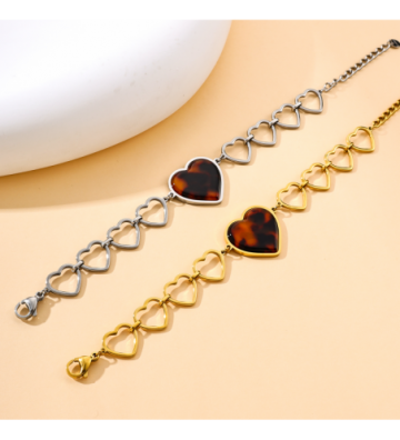 Pulseras brazaletes acero...