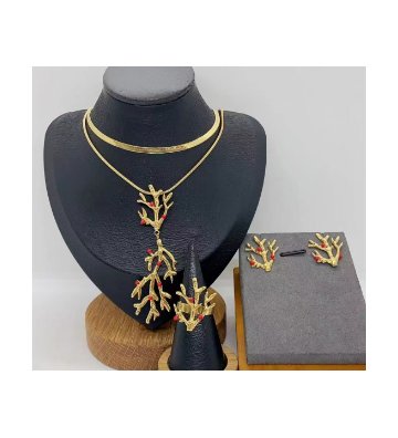 Pendientes acero Dorado...