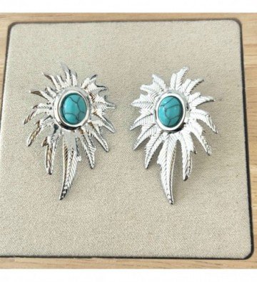 Pendientes acero Plateado...