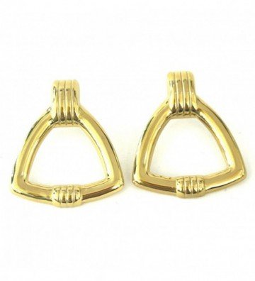 Pendientes acero Dorado...