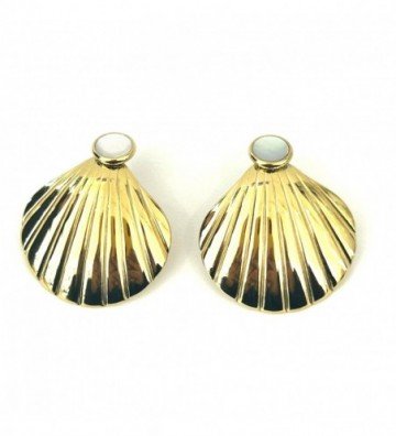 Pendientes acero Dorado...