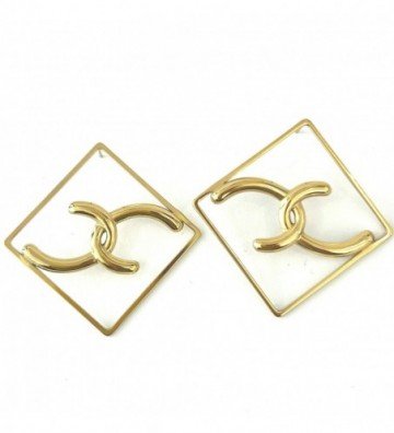 Pendientes acero Dorado...