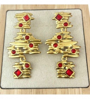 Pendientes acero Dorado...