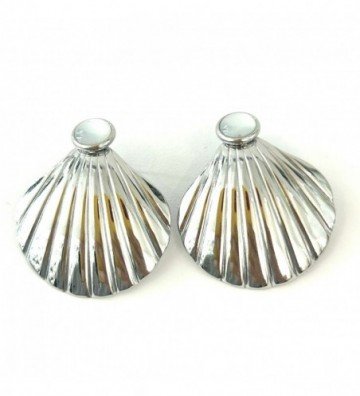 Pendientes acero Plateado...