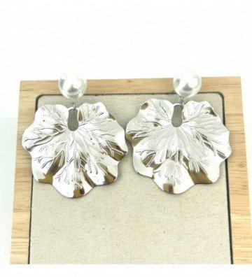 Pendientes acero Plateado...