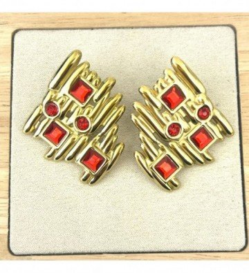 Pendientes acero Dorado...