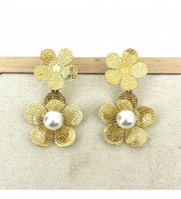 Pendientes acero Dorado...