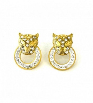 Pendientes acero Dorado...