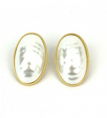 Pendientes acero Dorado...