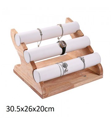 Expositor  blanco piel ref...