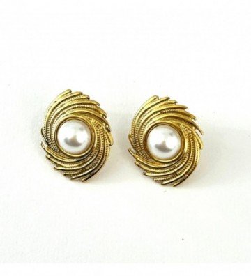 Pendientes acero Dorado...