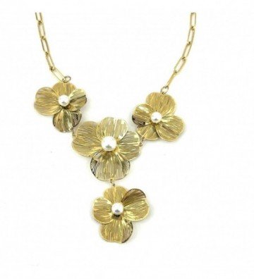 Collares acero Dorado...