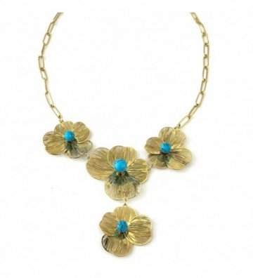 Collares acero Dorado...