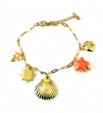 Pulseras brazaletes acero...