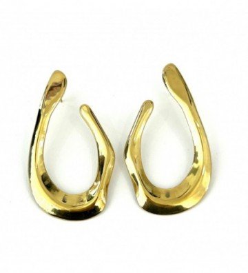Pendientes acero Dorado...