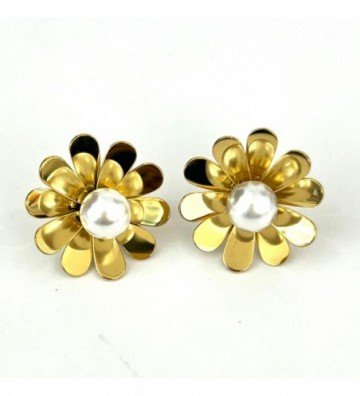 Pendientes acero Dorado...