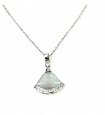 Collares acero Plateado...