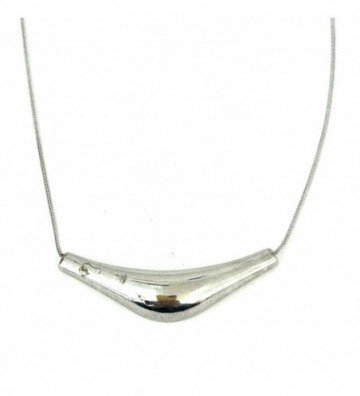 Collares acero Plateado...