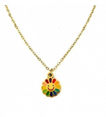 Collares acero Dorado...