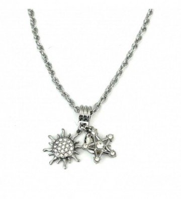 Collares acero Plateado...