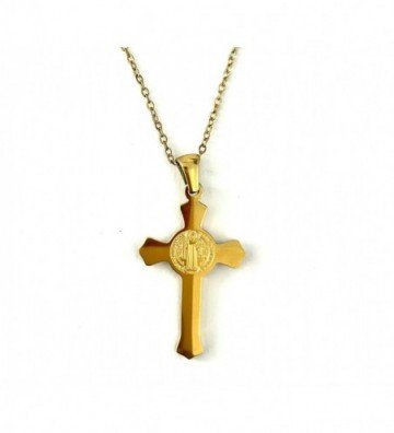 Collares acero Dorado...