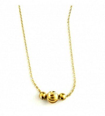 Collares acero Dorado...