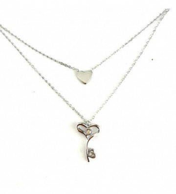 Collares acero Plateado...