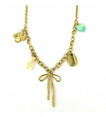 Collares acero Dorado...