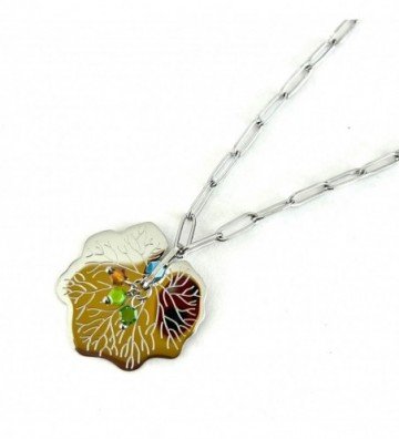 Collares acero Plateado...