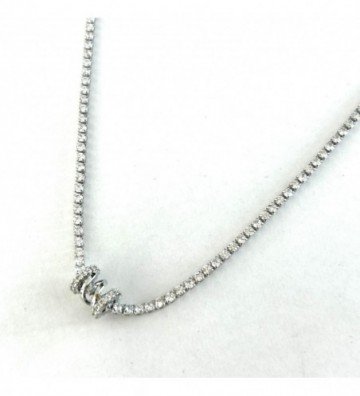 Collares acero Plateado...