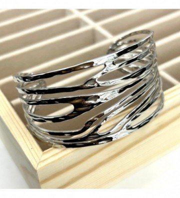 Pulseras brazaletes acero...